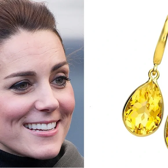 Citrine earrings - Picture 2 of 5